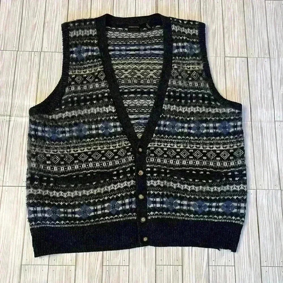 Structure 100% wool vest - Picture 1 of 7